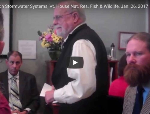 High Elevation Stormwater System on Lowell Wind, Testimony in House Natural Resources, Fish & Wildlife Committee