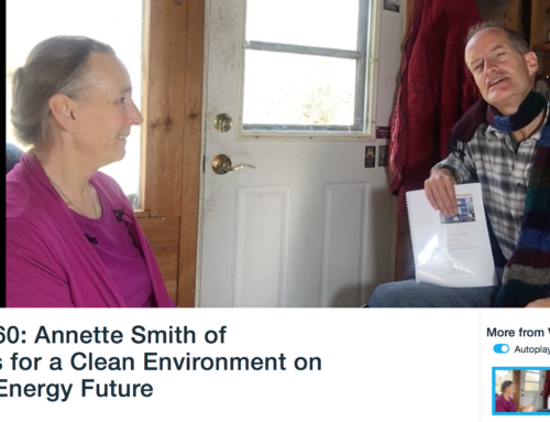 Plan V-TV/60: Annette Smith of Vermonters for a Clean Environment on Vermont’s Energy Future